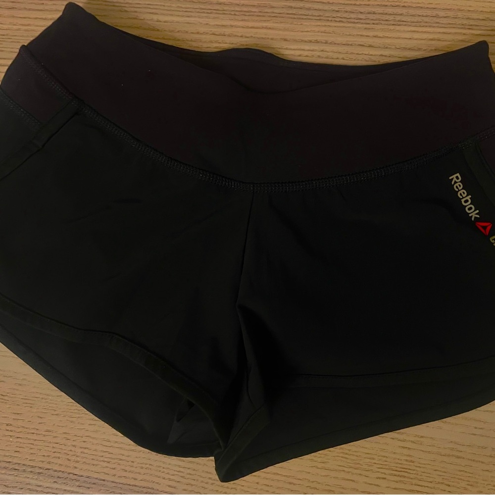 Reebok Women's Black Athletic Shorts